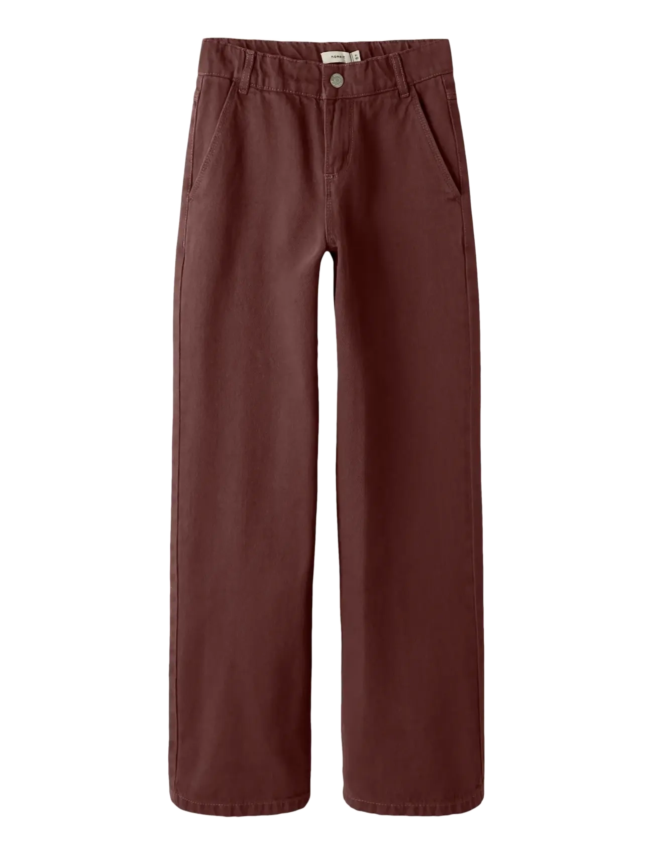 name it NKFROSE WIDE OVERDYED JEANS 4042-ZA K - Teksad - ANDORRA / brown