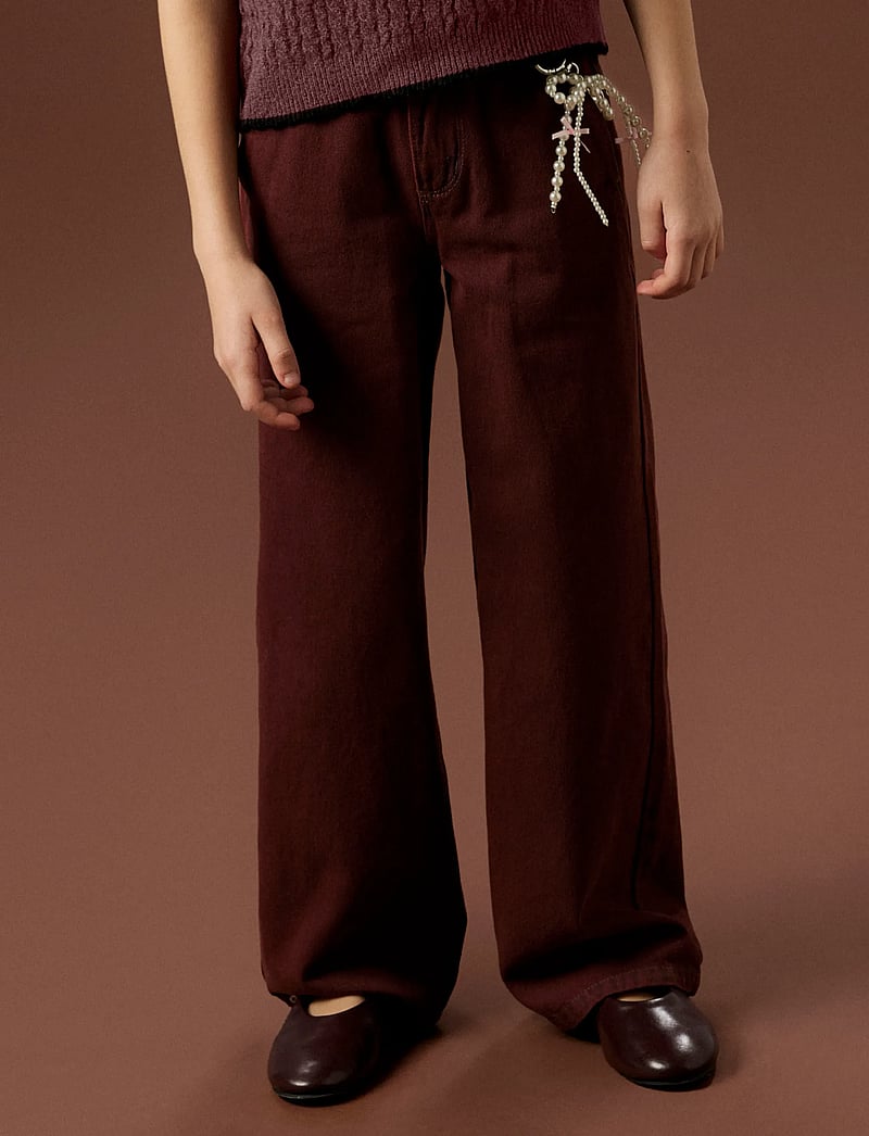 name it - NKFROSE WIDE OVERDYED JEANS 4042-ZA K - brede jeans - andorra - 0