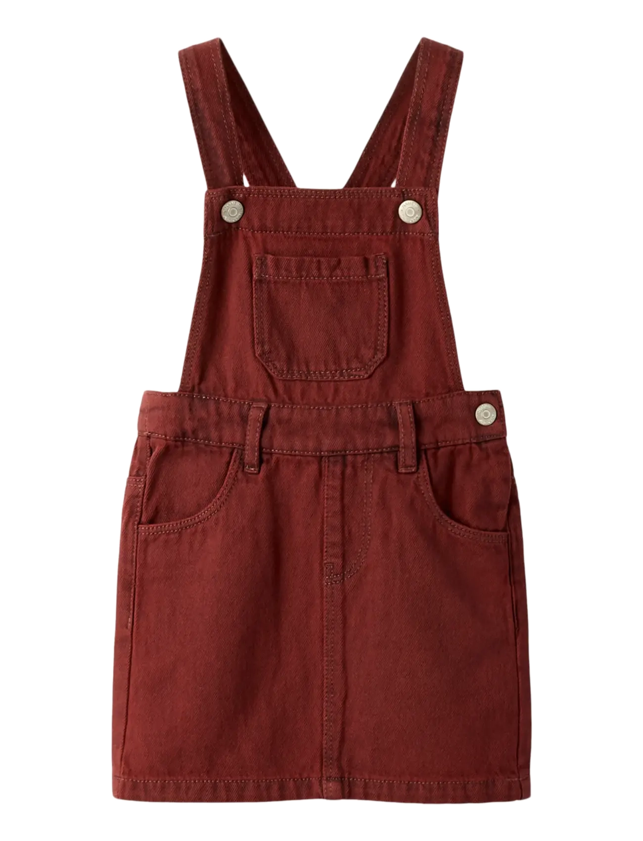 name it NMFMIRA OVERDYED DNM SPENCER 4042-ZA K - Overallkjoler - ANDORRA / burgundy