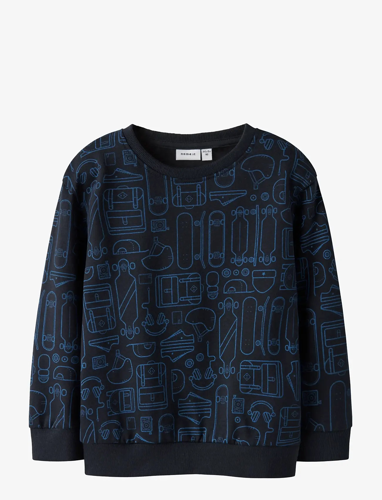 name it - NMMTINO LS NREG SWE BRU BOX PB - sweatshirts - salute - 1