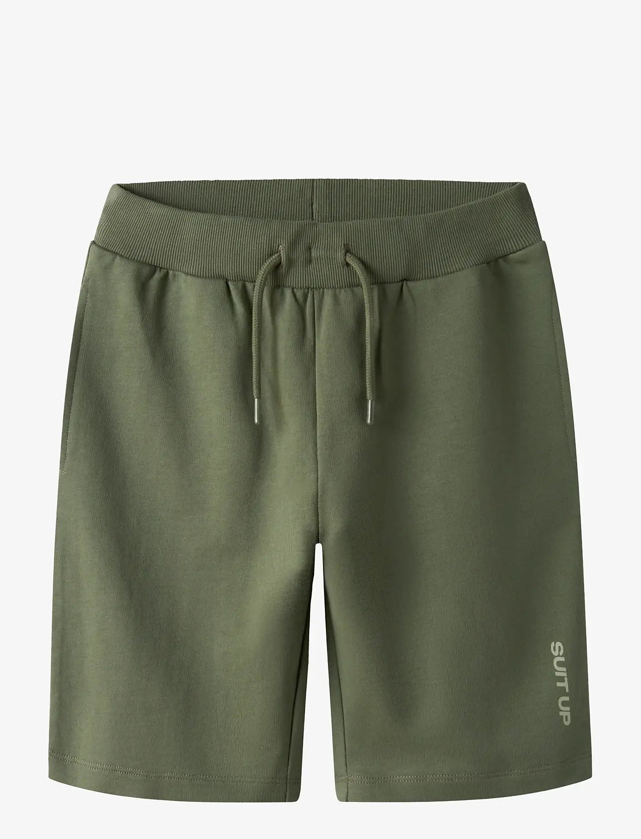 name it - NKMHANSA NREG SWE SHORTS UNB BOX  PB - lühikesed dressipüksid - olivine - 0