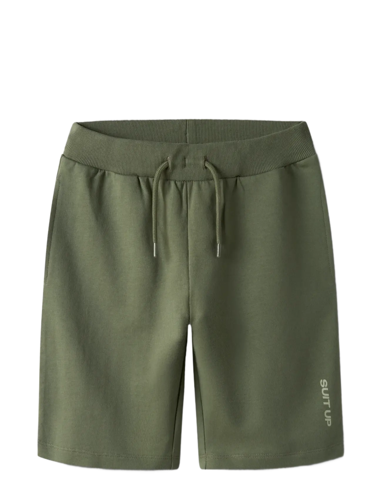 name it - NKMHANSA NREG SWE SHORTS UNB BOX  PB - sweatshorts - olivine - 2