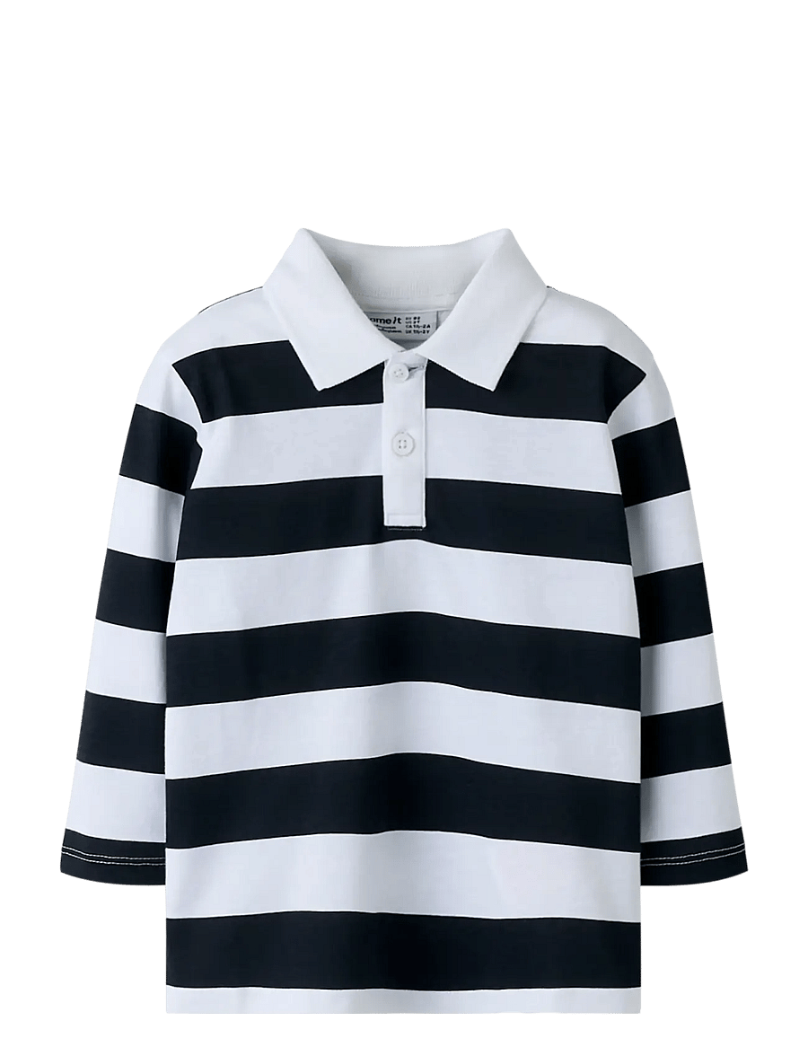 name it - NMMBENNI LS NREG POLO PB - polo krekli ar garām piedurknēm - salute - 1