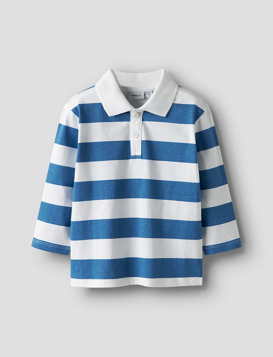 name it - NMMBENNI LS NREG POLO PB - långärmade pikéer - star sapphire - 0