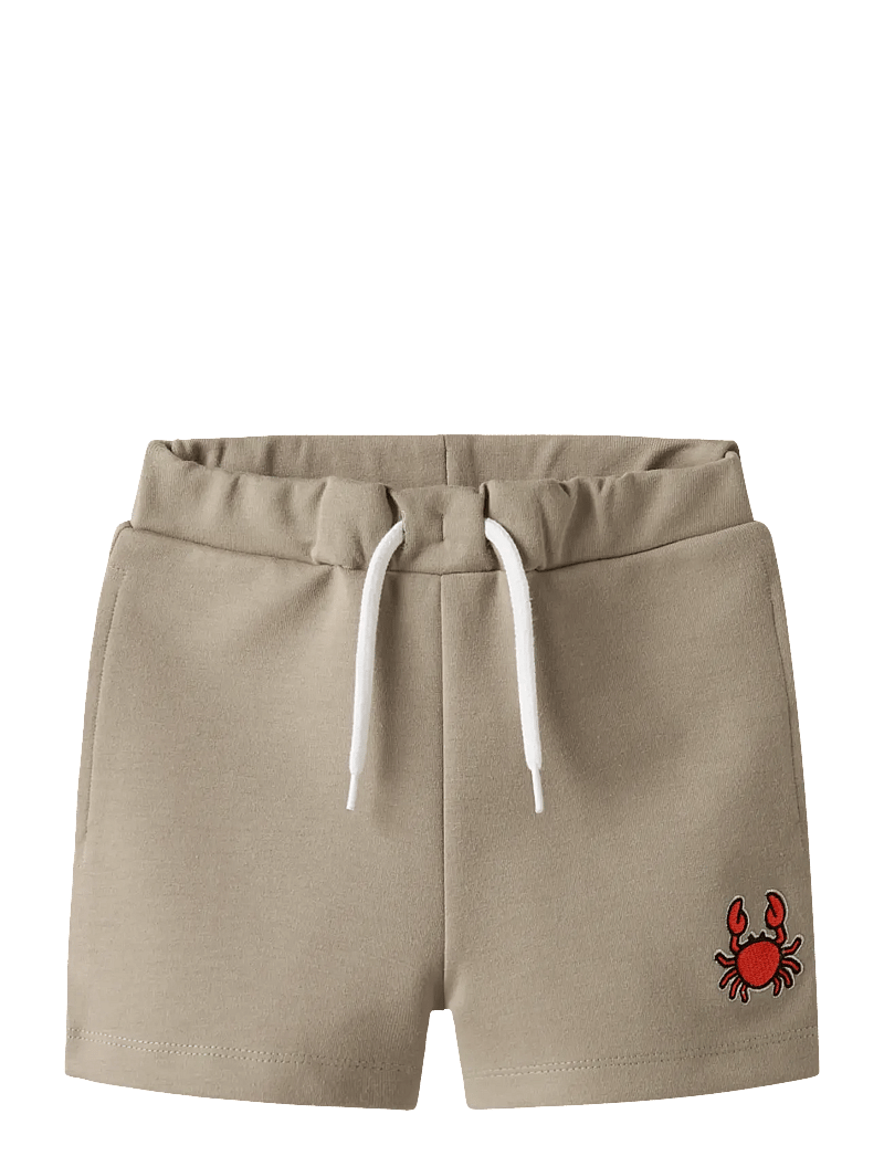 name it - NMMFRESNO NREG SWE SHORTS UNB BOX PB - sweatshorts - aluminium - 0