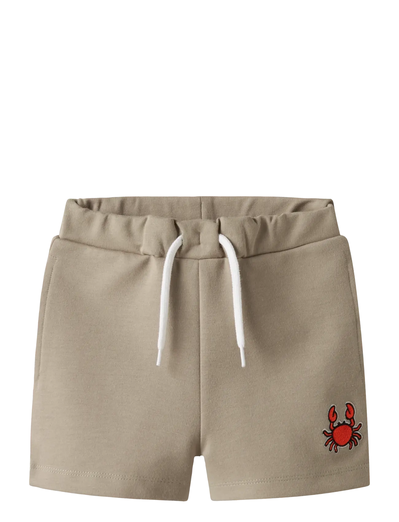 name it NMMFRESNO NREG SWE SHORTS UNB BOX PB - Shorts - ALUMINIUM / beige