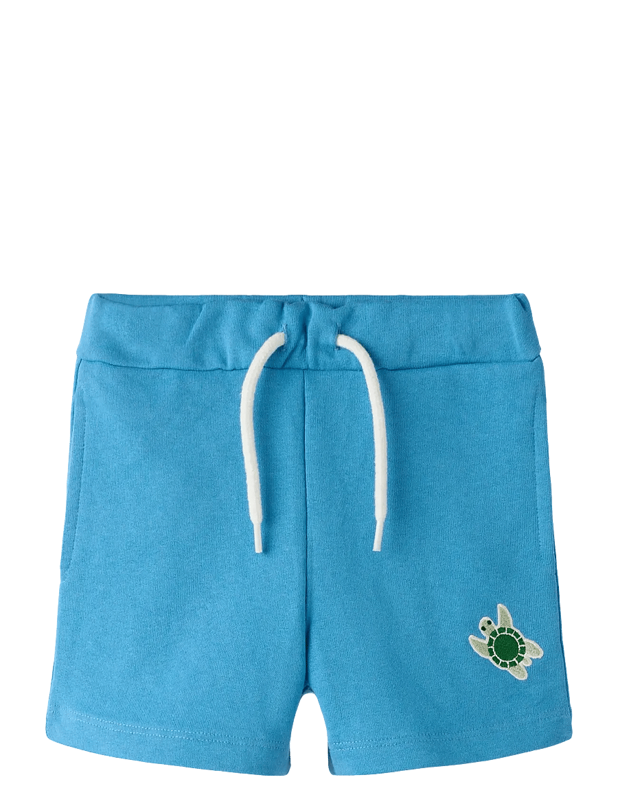 name it - NMMFRESNO NREG SWE SHORTS UNB BOX PB - sweatshorts - cyaneus - 0