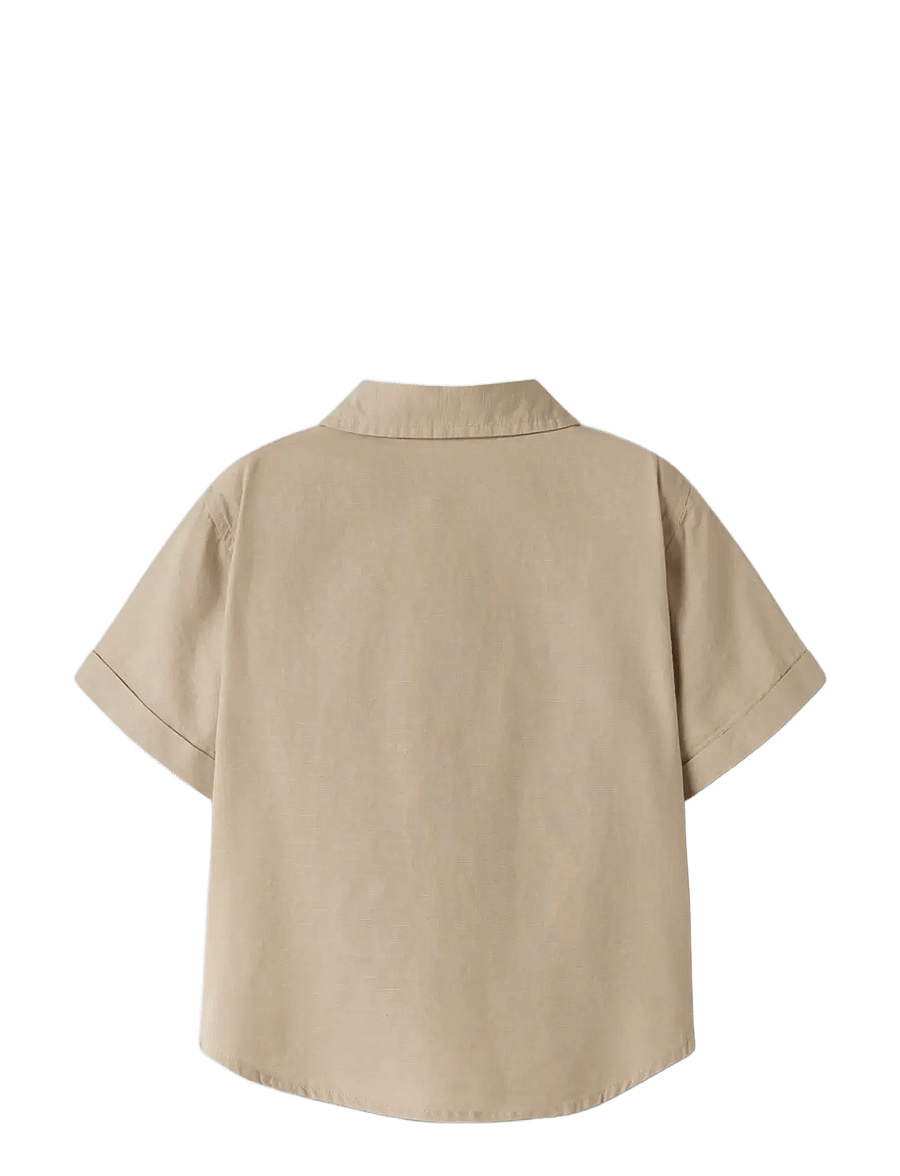 name it - NMMFILIP SS NREG SHIRT PB - lühikeste varrukatega särgid - aluminium - 1
