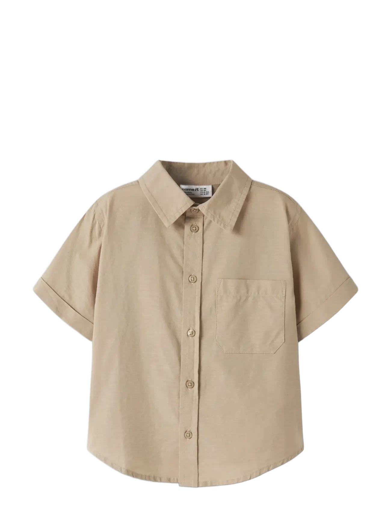 name it - NMMFILIP SS NREG SHIRT PB - short-sleeved shirts - aluminium - 2