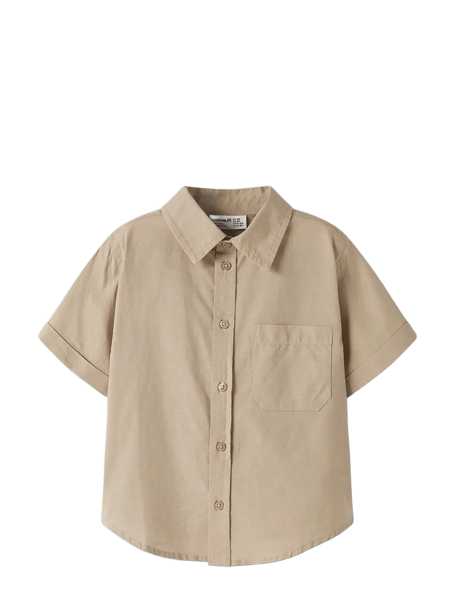 name it - NMMFILIP SS NREG SHIRT PB - lühikeste varrukatega särgid - aluminium - 2