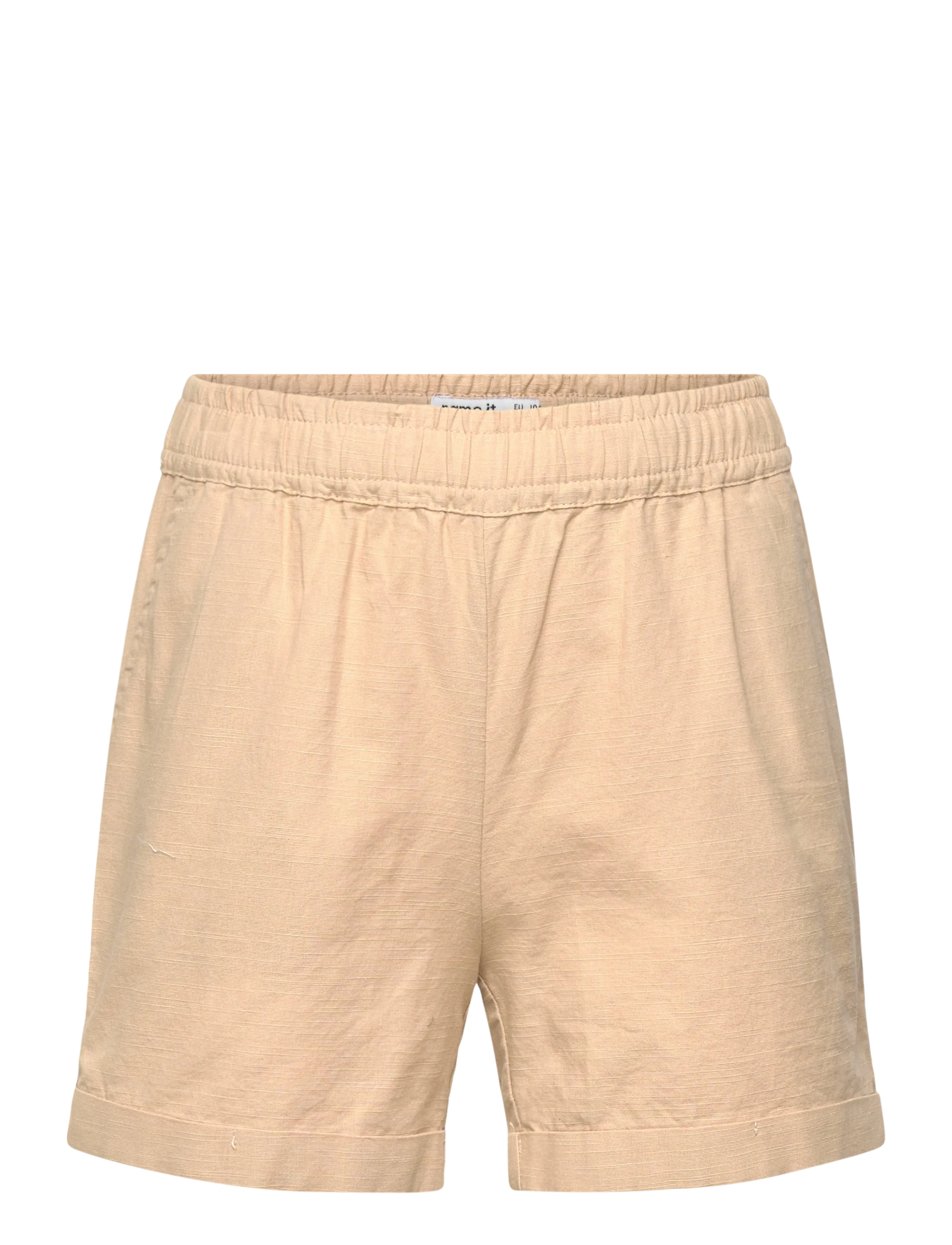 name it Nmmfilip Ss Nreg Shorts Pb, Børn, Elastikshorts, Beige, Str: 98