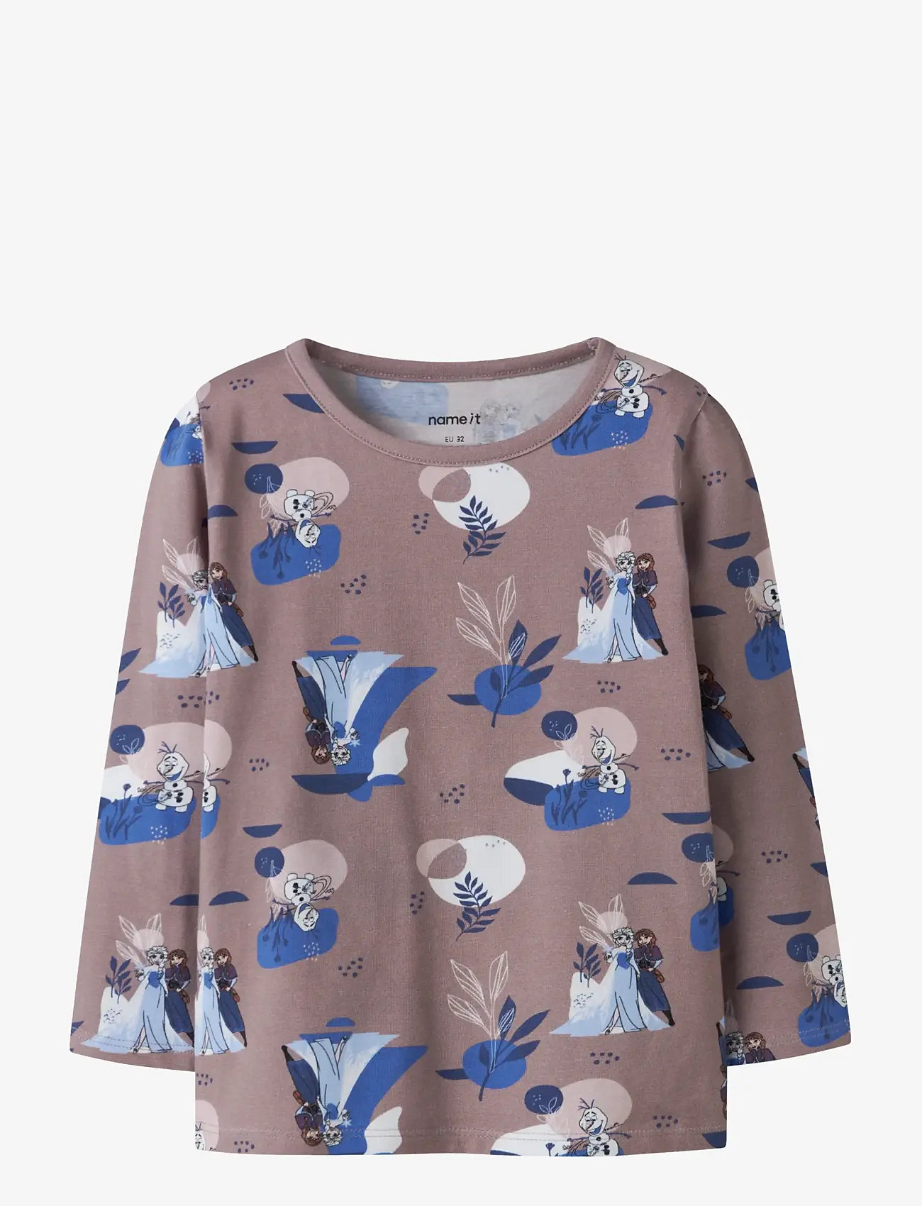 name it - NMFAPINA FROZEN LS TOP WDI - langærmede t-shirts - toadstool - 0