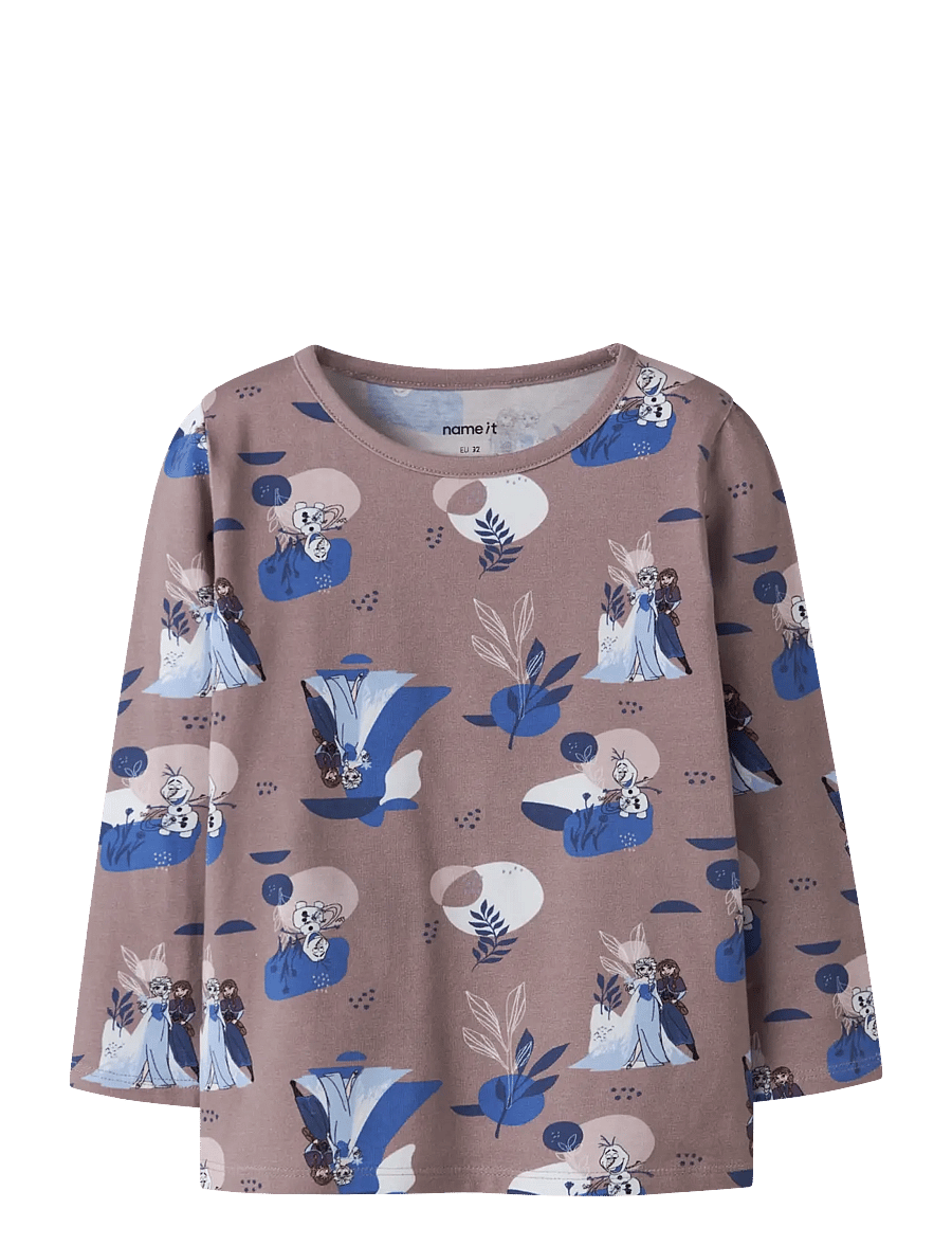 name it - NMFAPINA FROZEN LS TOP WDI - pitkähihaiset t-paidat - toadstool - 0