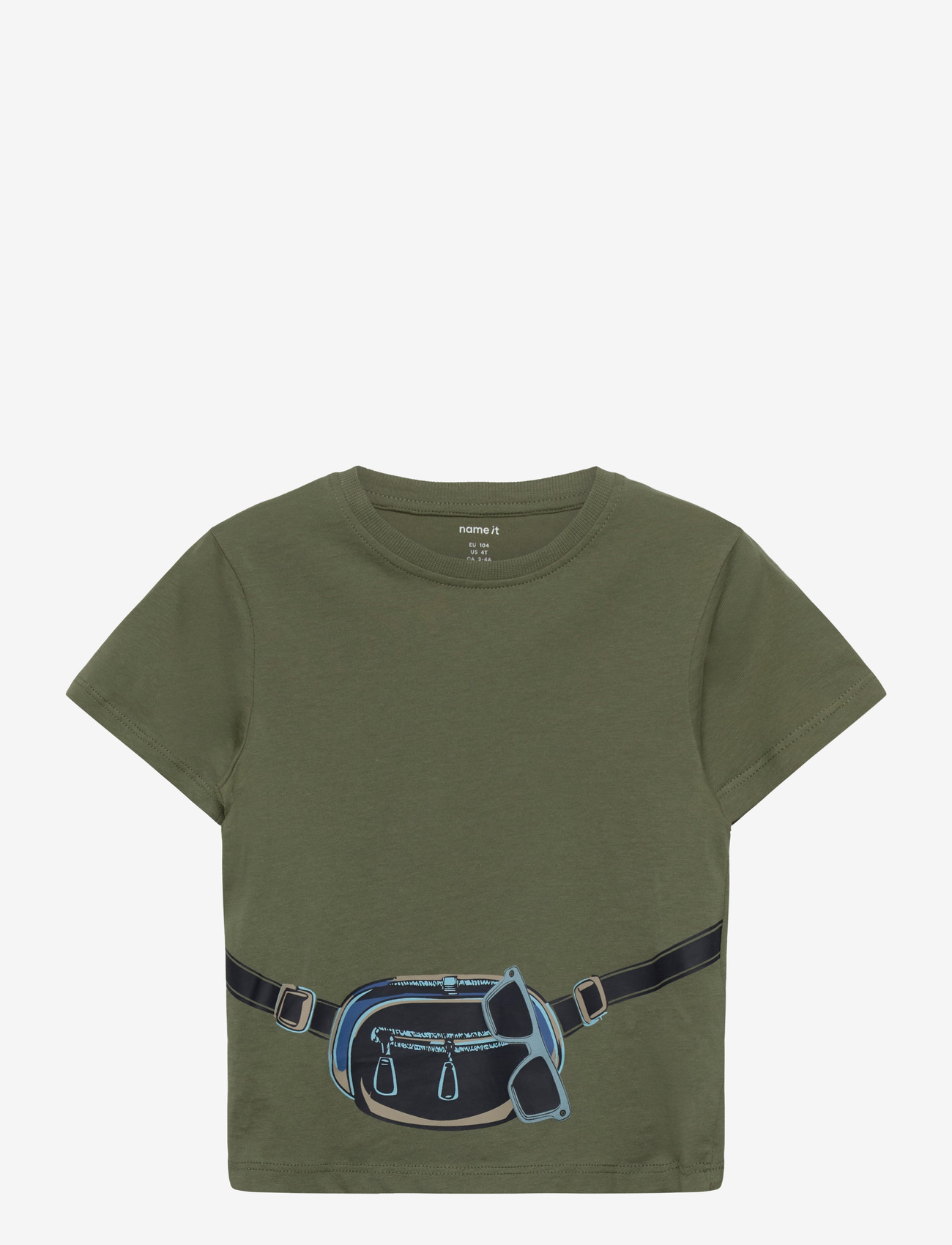 name it - NMMHENNI SS NREG TOP BOX  PB - kortærmede t-shirts - olivine - 0