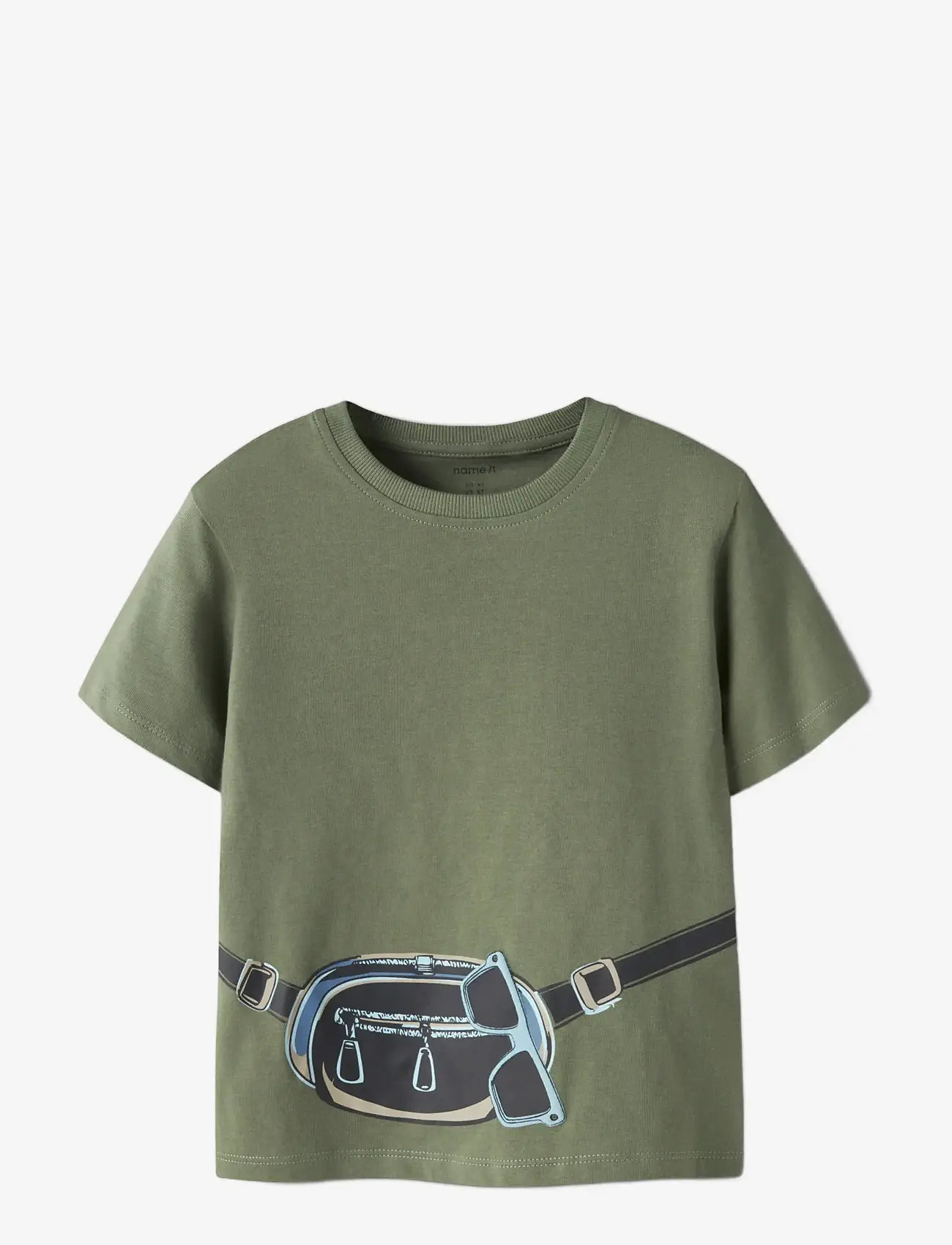 name it - NMMHENNI SS NREG TOP BOX  PB - kortærmede t-shirts - olivine - 2