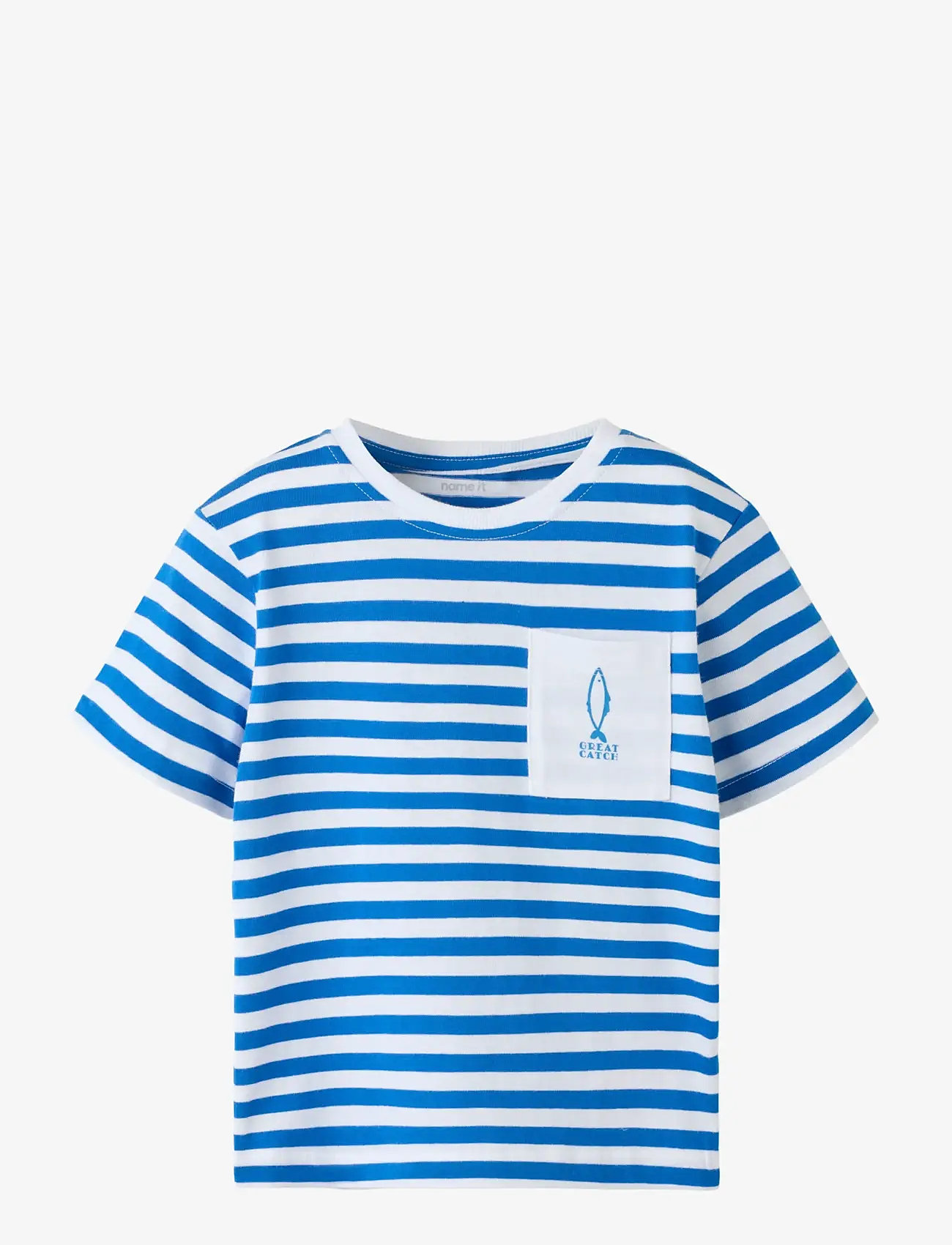 name it - NMMJESPER SS NREG TOP BOX  PB - lühikeste varrukatega t-särgid - nautical blue - 0