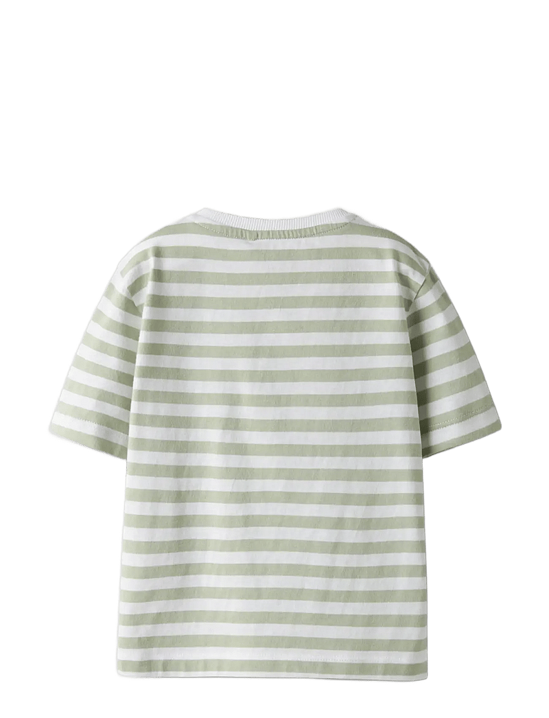 name it - NMMJESPER SS NREG TOP BOX PB - kortærmede t-shirts - swamp - 1
