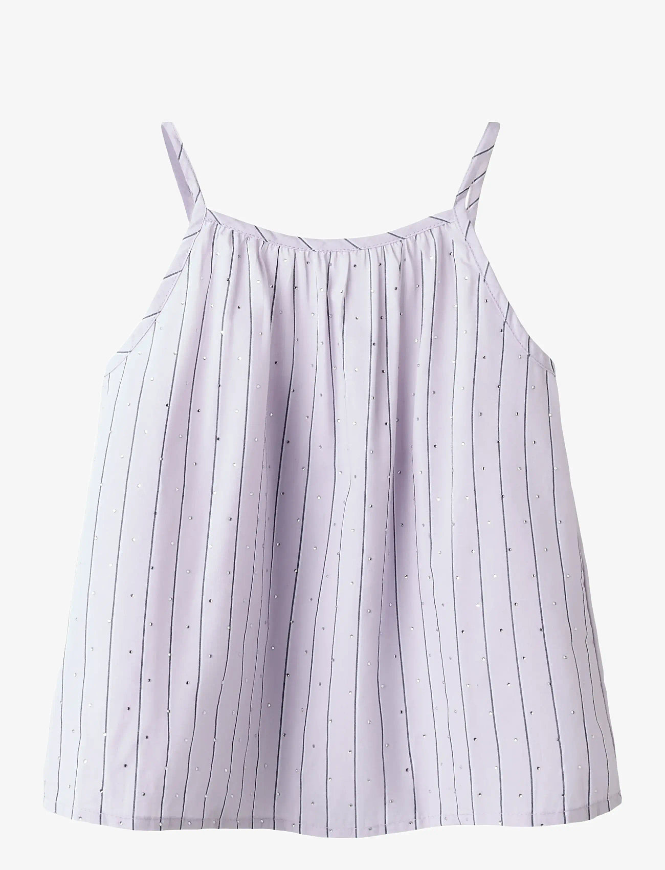 name it - NKFJIANNA STRAP TOP - laveste priser - misty lilac - 0