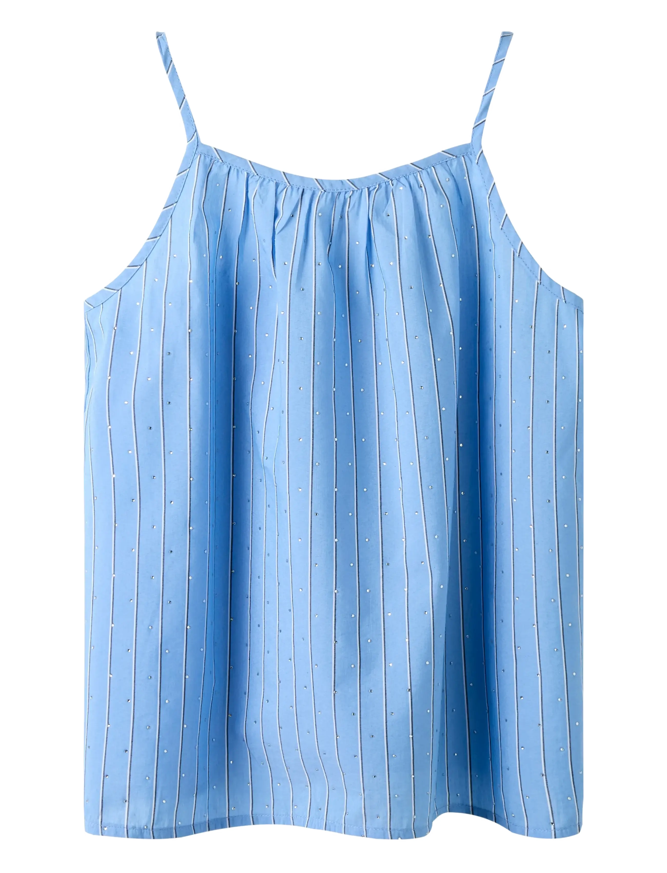 name it Nkfjianna Strap Top, 116, Blue, Overdele > Bluser & Tunikaer, Børn