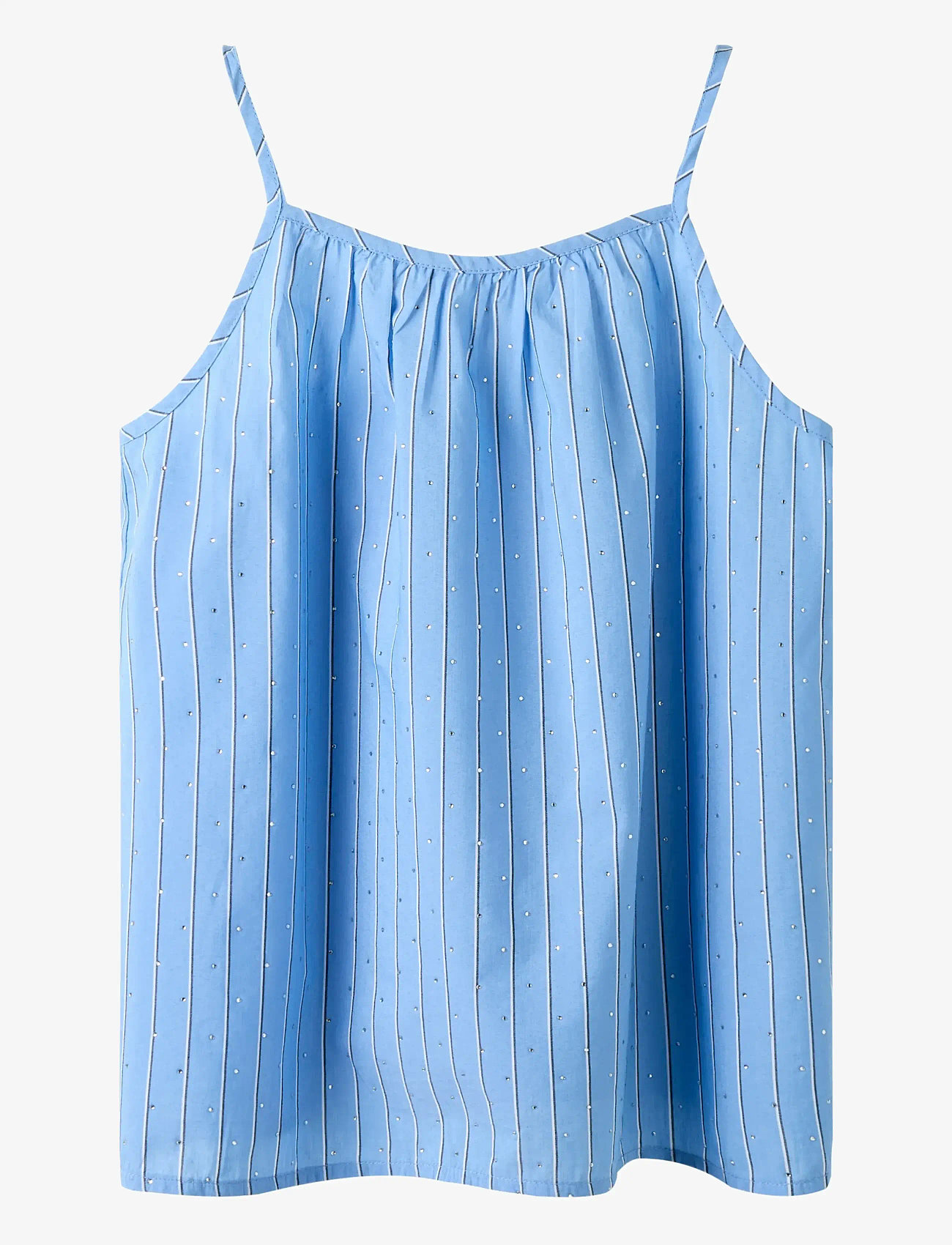 name it - NKFJIANNA STRAP TOP - blusen & tuniken - serenity - 0