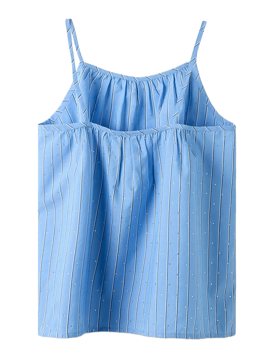 name it - NKFJIANNA STRAP TOP - blusen & tuniken - serenity - 1