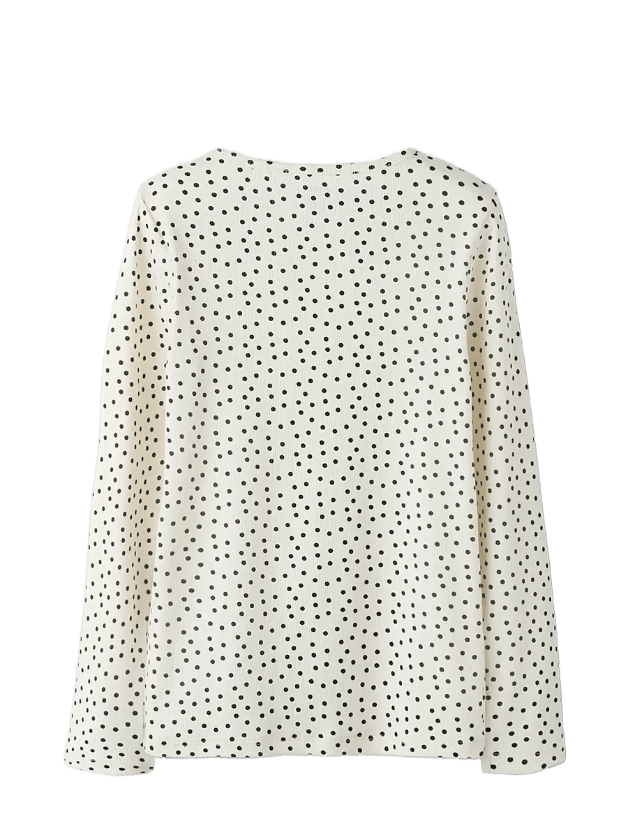 name it - NKFTENNA LS SLIM TOP PB - lange mouwen - gardenia - 2