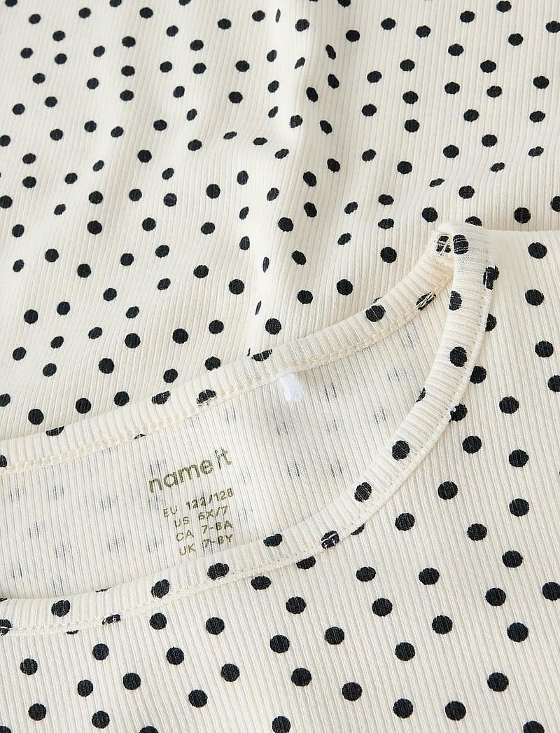 name it - NKFTENNA LS SLIM TOP PB - langärmelig - gardenia - 3