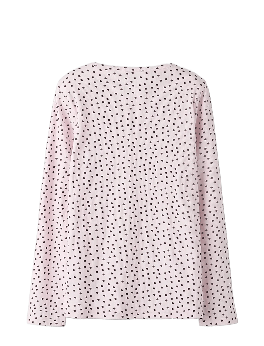 name it - NKFTENNA LS SLIM TOP PB - toppar & t-shirts - tender touch - 2