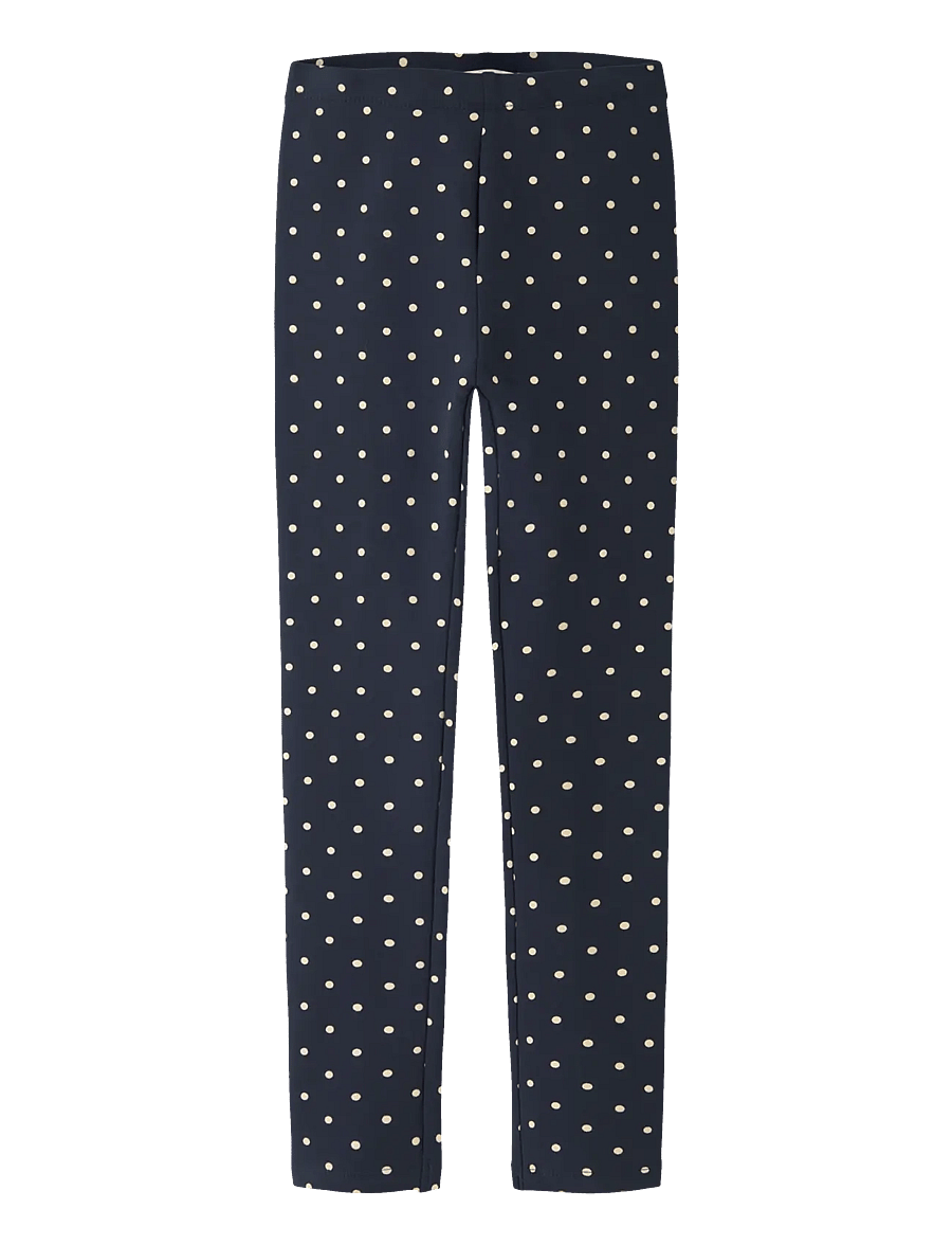 name it - NKFDAVINA AOP SWE LEGGING BRU NOOS - leggings - dark sapphire - 0