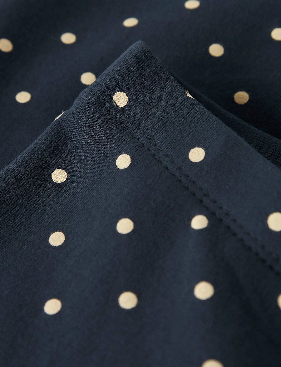 name it - NKFDAVINA AOP SWE LEGGING BRU NOOS - leggings - dark sapphire - 2