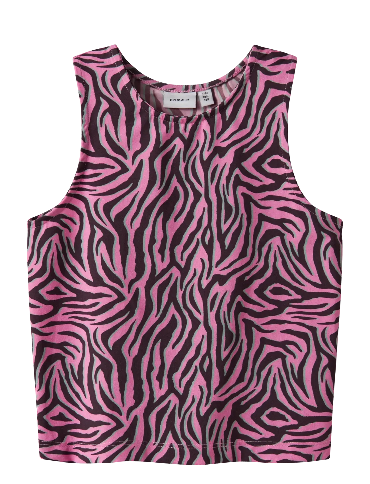 name it NKFBRITTA SL SLIM TOP PB - Kleidung - BLACKBERRY WINE / pink/rose