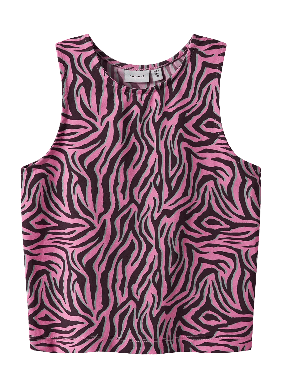 name it - NKFBRITTA SL SLIM TOP PB - Õlapaeltega topid - blackberry wine - 1