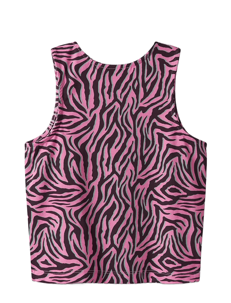 name it - NKFBRITTA SL SLIM TOP PB - linnen - blackberry wine - 2