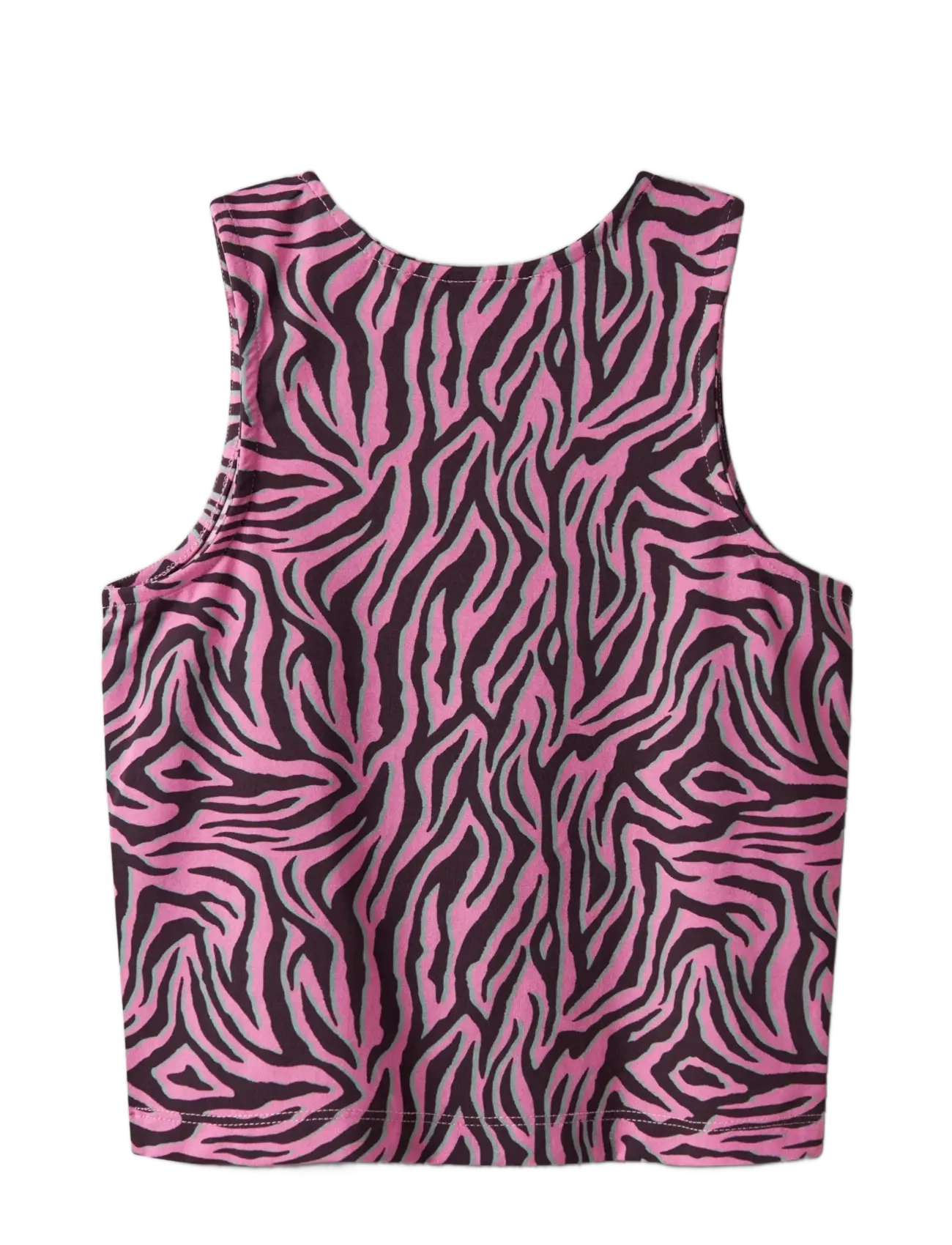 name it - NKFBRITTA SL SLIM TOP PB - Õlapaeltega topid - blackberry wine - 2