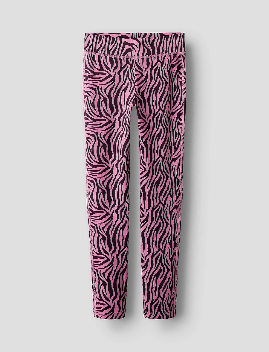 name it - NKFBRITTA SLIM LEGGING PB - leggings - blackberry wine - 0
