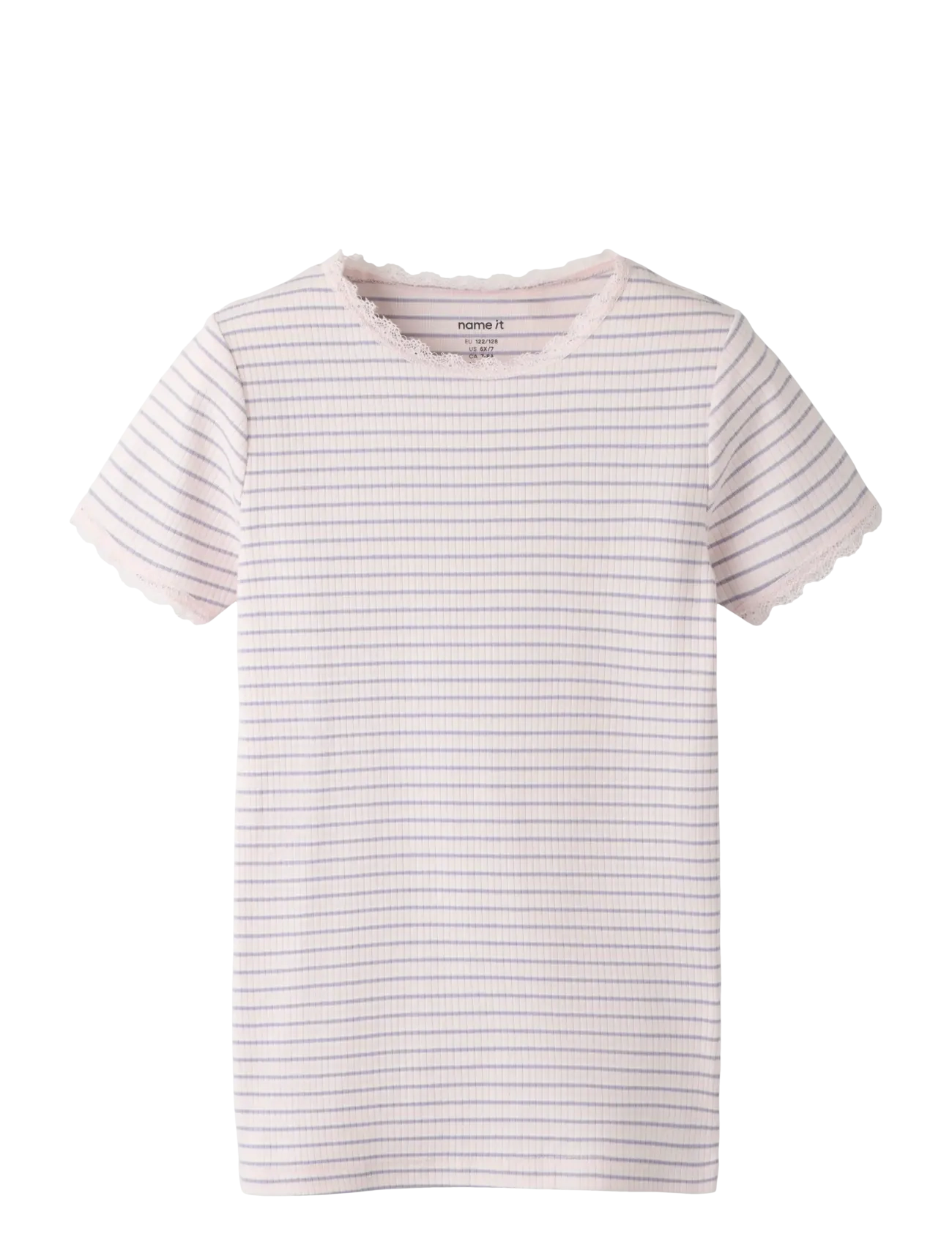 name it NKFFENSINA SS SLIM TOP PB - Riided - TENDER TOUCH / pink/rose