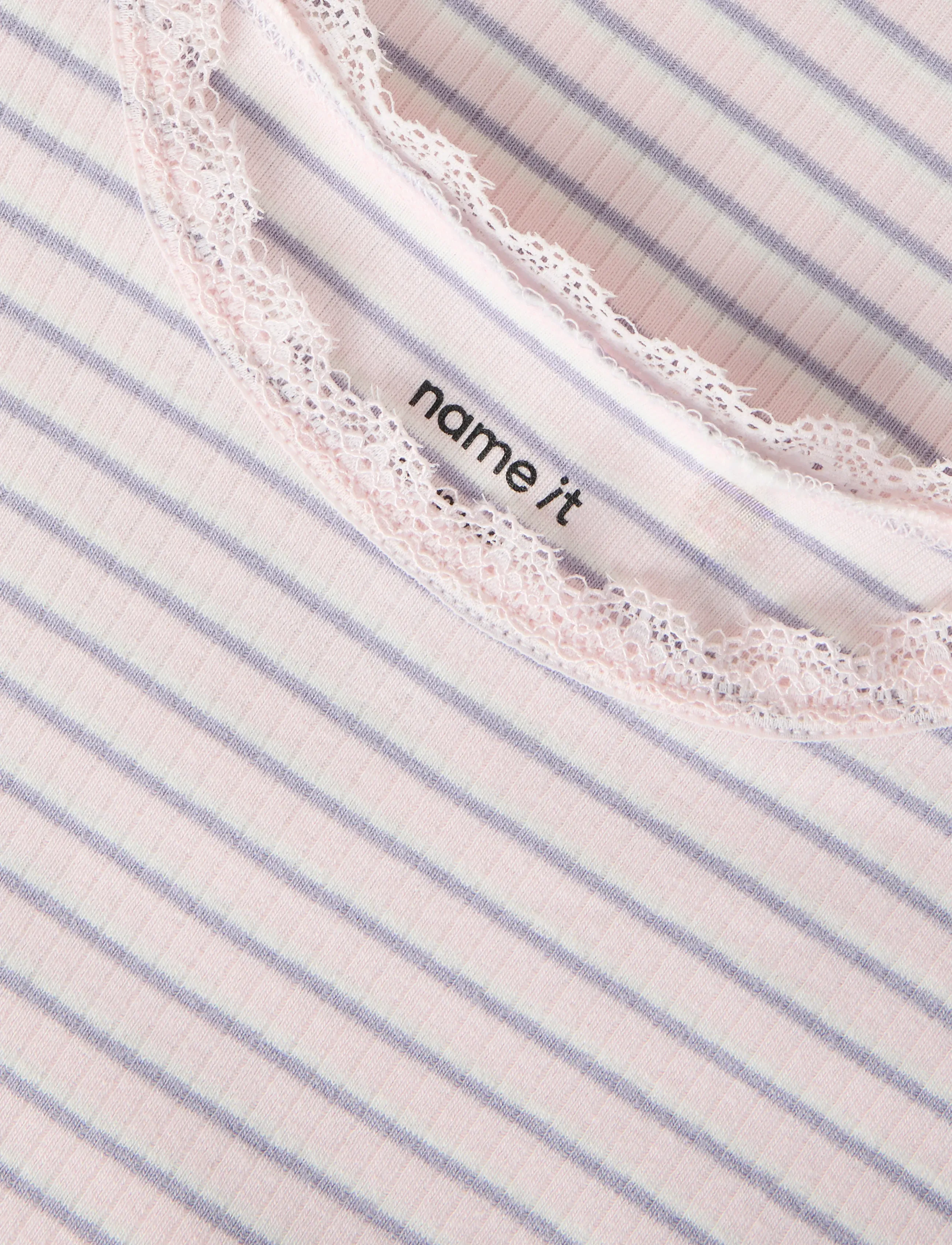 name it - NKFFENSINA SS SLIM TOP PB - short-sleeved t-shirts - tender touch - 2