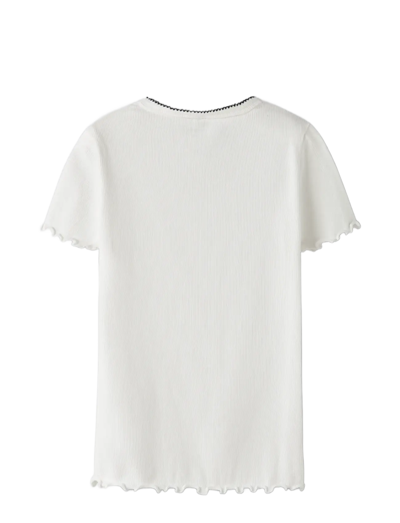 name it - NKFFIONA SS SLIM TOP PB - kurzärmelige - cloud dancer - 1