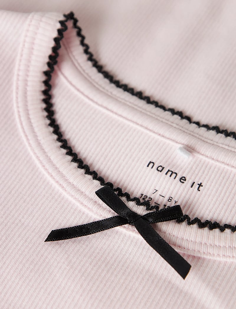 name it - NKFFIONA SS SLIM TOP PB - kurzärmelige - tender touch - 3