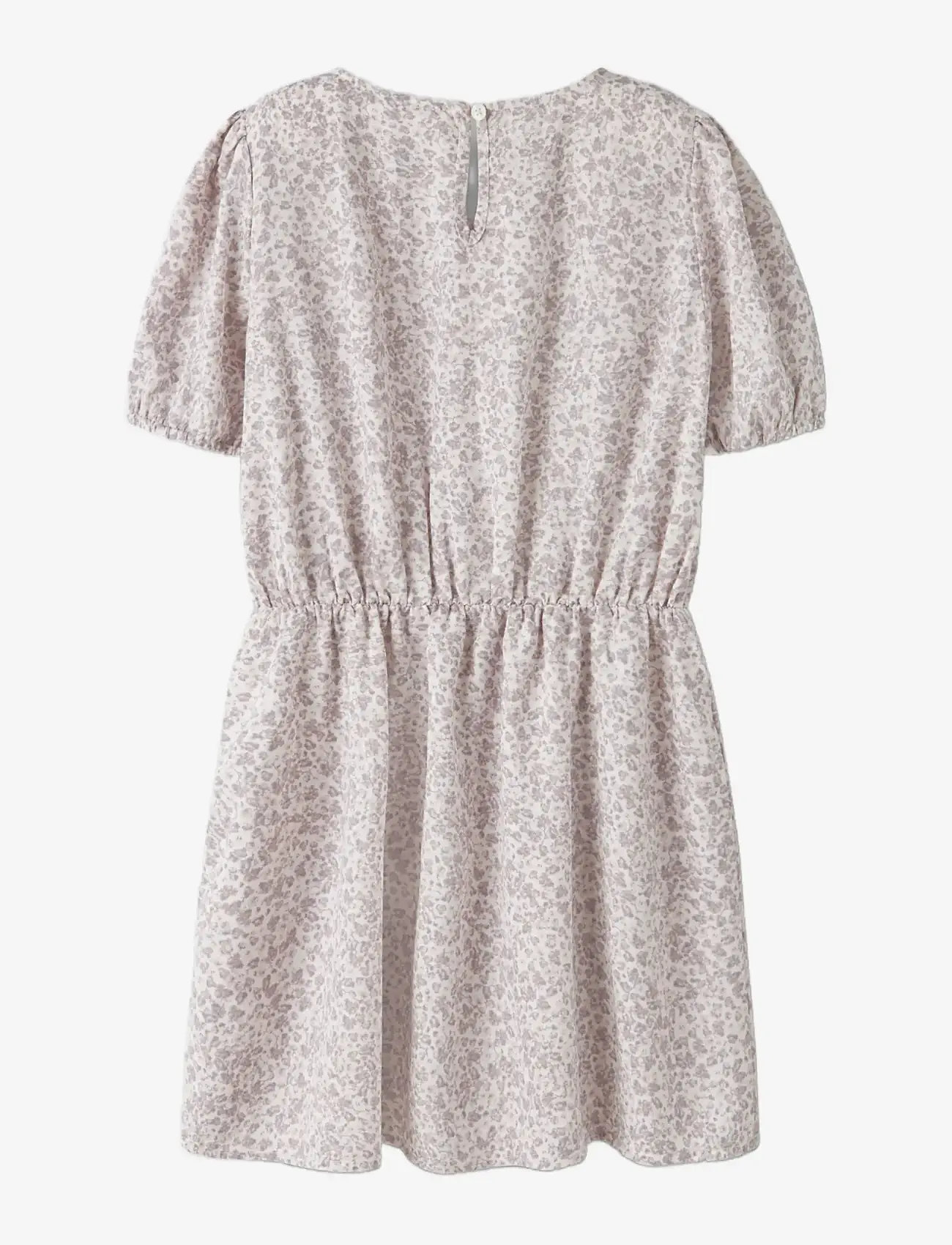 name it - NKFFANY SS WRAP DRESS PB - kortärmade vardagsklänningar - cloud dancer - 1