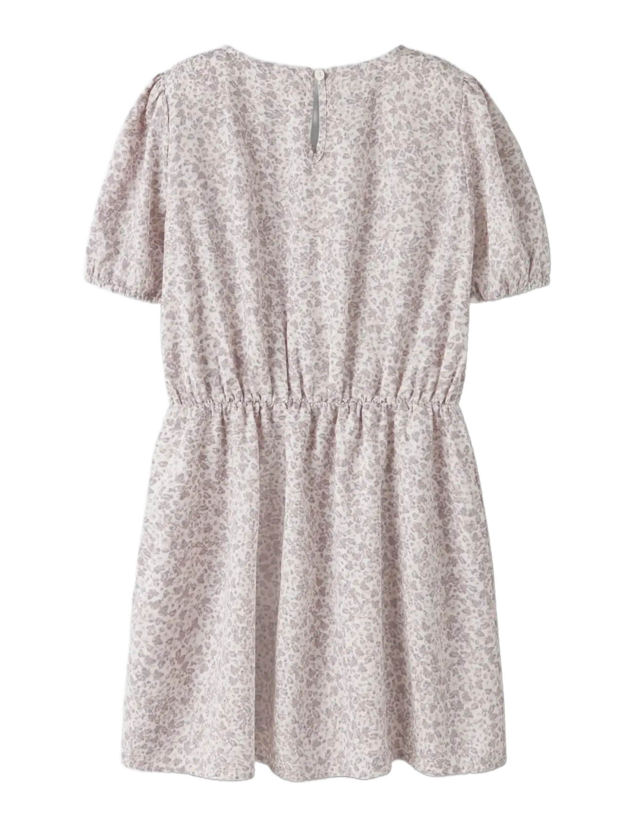 name it - NKFFANY SS WRAP DRESS PB - robes décontractées à manches courtes - cloud dancer - 1