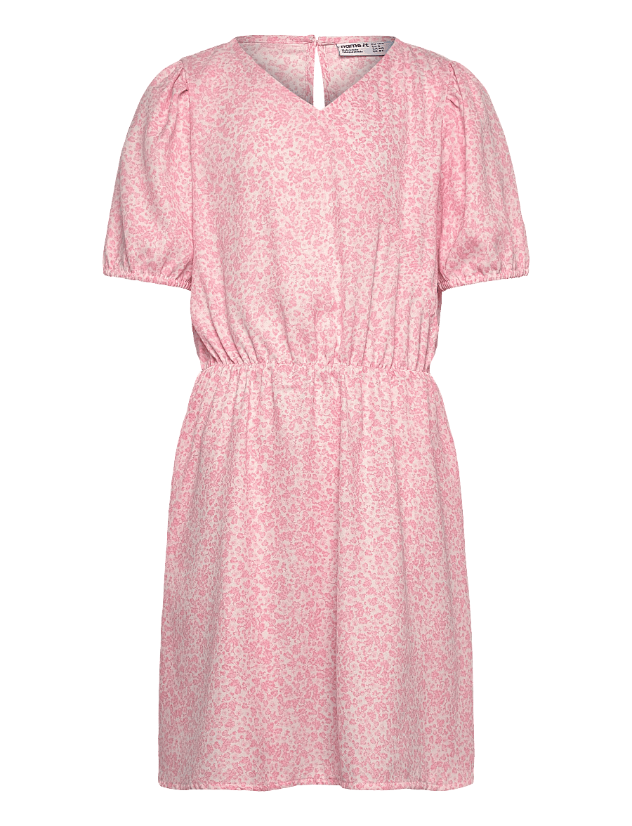 name it - NKFFANY SS WRAP DRESS PB - sukienki codzienne z krótkim rękawem - pearl - 0