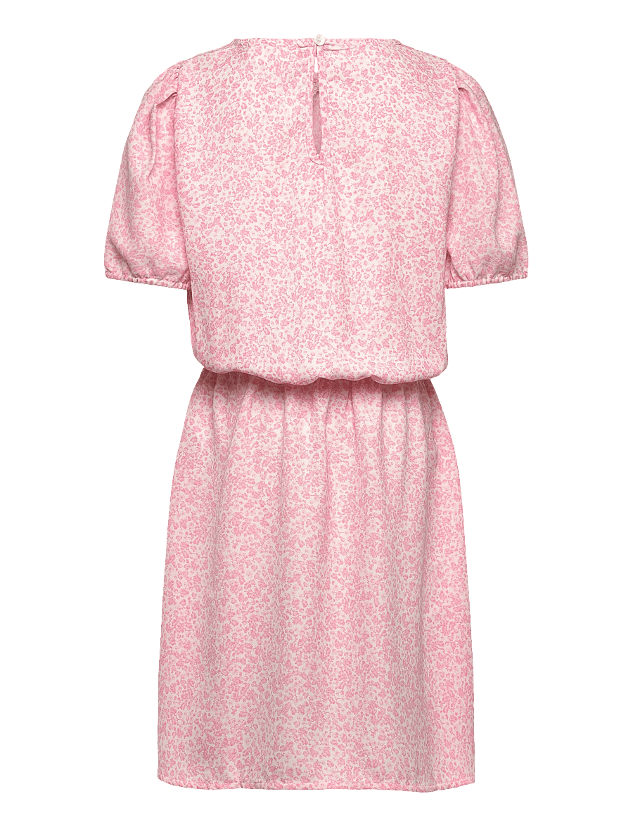 name it - NKFFANY SS WRAP DRESS PB - sukienki codzienne z krótkim rękawem - pearl - 1