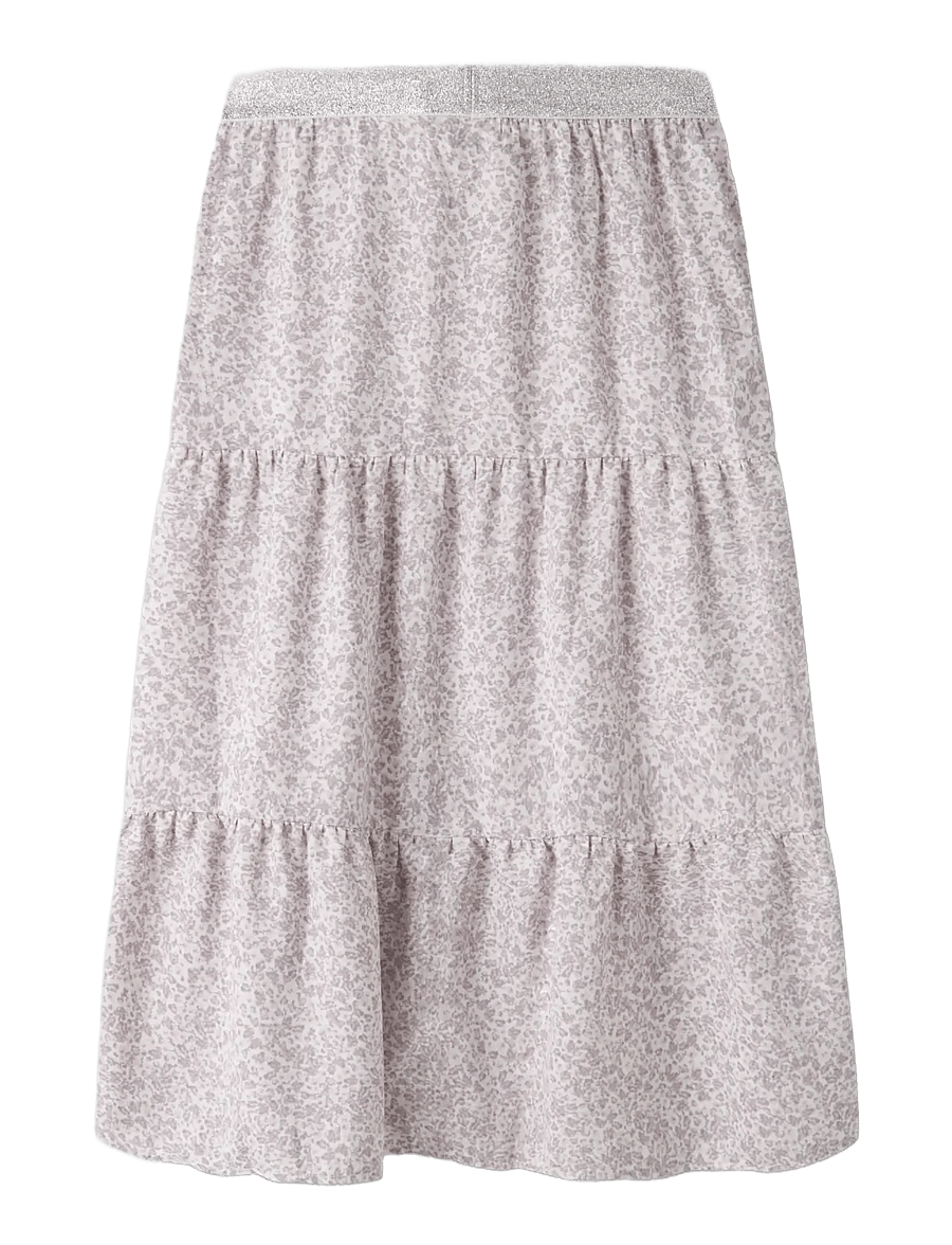 name it - NKFFANY MAXI SKIRT PB - maxi skirt - cloud dancer - 1