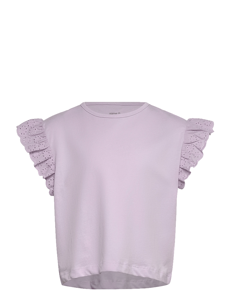 name it - NKFHAZEL CAPSL SH NREG TOP PB - kortærmede t-shirts - orchid petal - 0