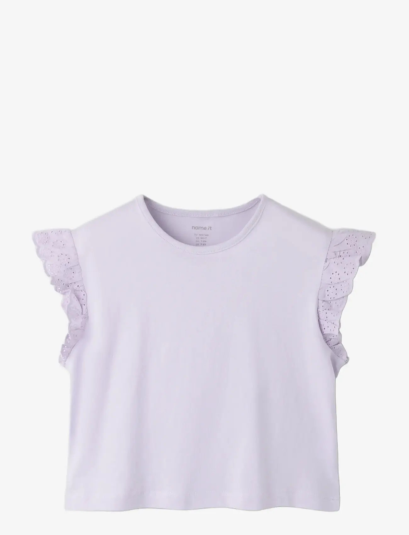 name it - NKFHAZEL CAPSL SH NREG TOP PB - kortærmede t-shirts - orchid petal - 2