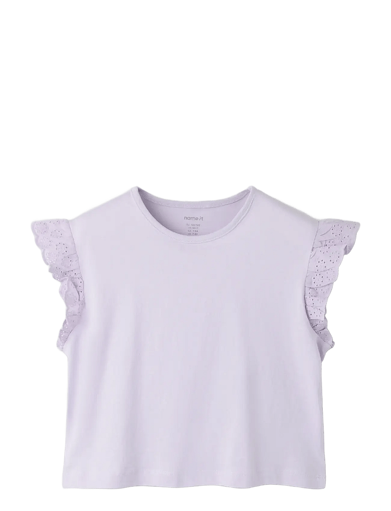 name it - NKFHAZEL CAPSL SH NREG TOP PB - kortærmede t-shirts - orchid petal - 2