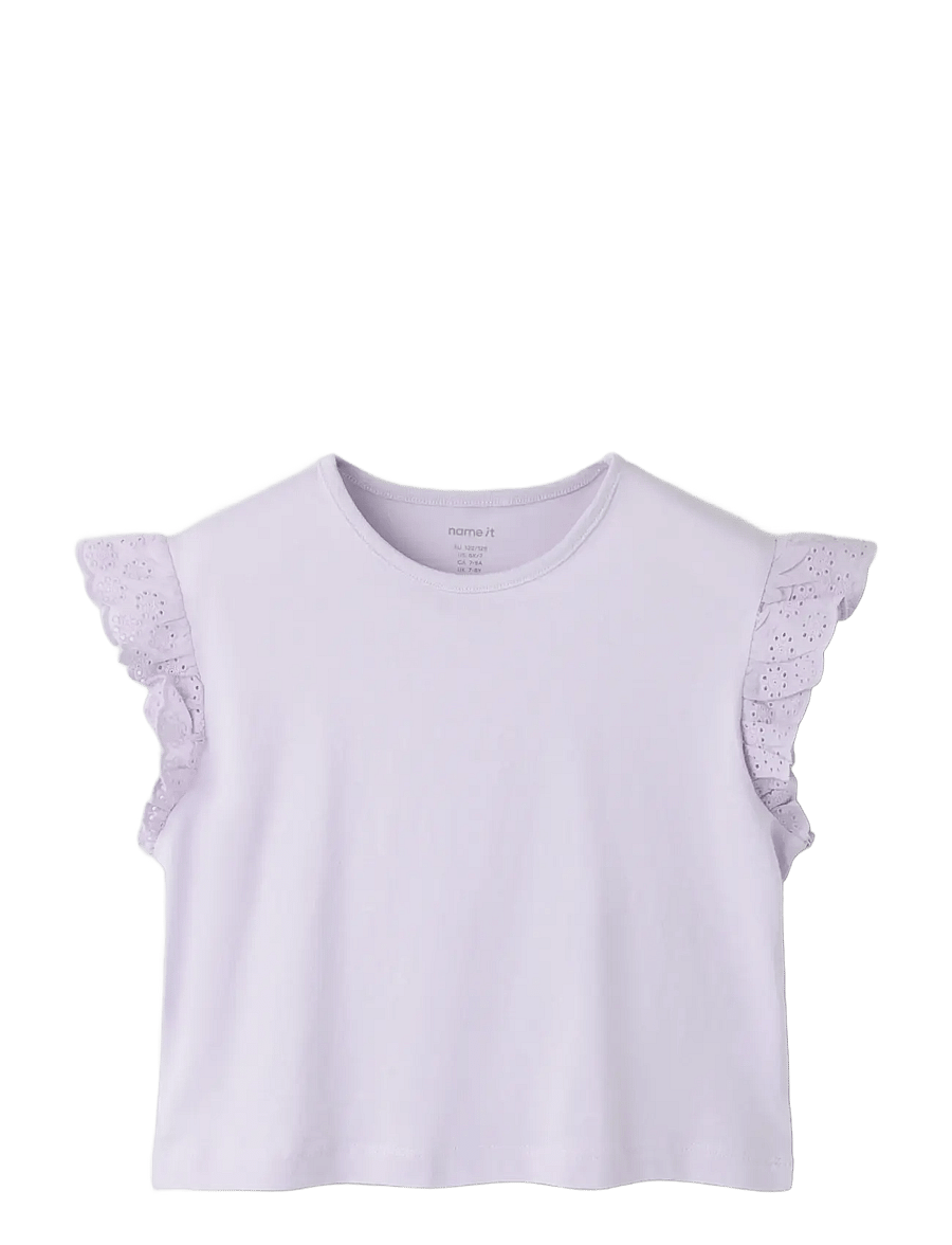 name it - NKFHAZEL CAPSL SH NREG TOP PB - kortærmede t-shirts - orchid petal - 2