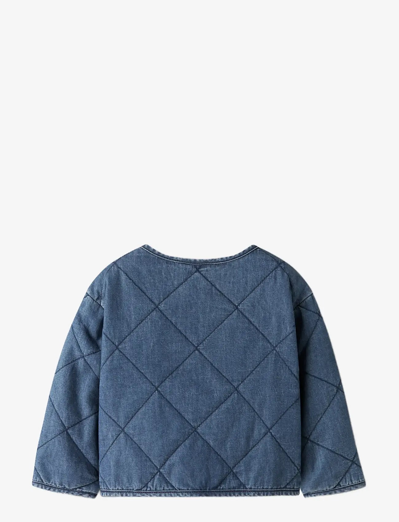 name it - NMFJULIETTE QUILT DNM JACKET 6016-PA B - tikkitakit - dark blue denim - 2