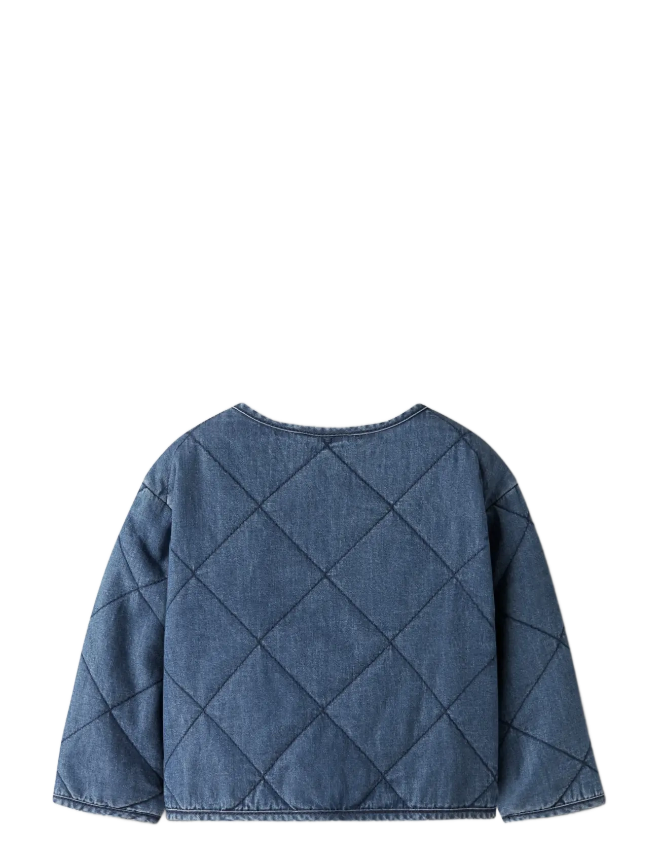 name it - NMFJULIETTE QUILT DNM JACKET 6016-PA B - steppjacken - dark blue denim - 2
